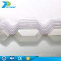 Material de construção folhas de cobertura de fibra de vidro ondulado de plástico transparente